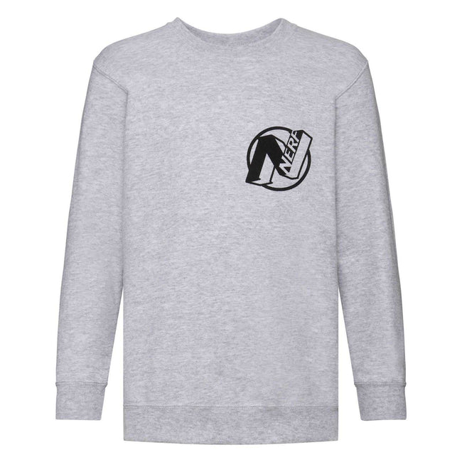 Gray Heather - Front - Nerf Boys Win Like A Pro Sweatshirt