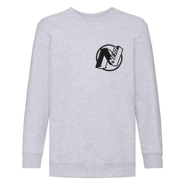 Gray Heather - Front - Nerf Girls Win Like A Pro Sweatshirt