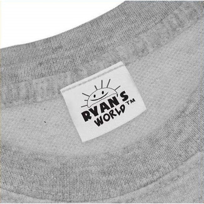 Heather Grey - Side - Ryan´s World Boys Spaceship Logo Sweatshirt