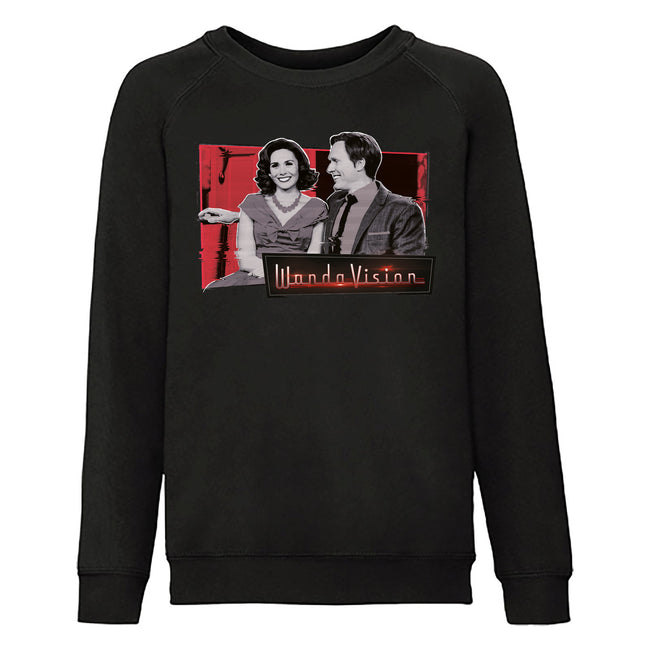 Black - Front - WandaVision Boys Sweatshirt