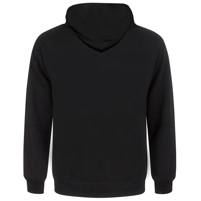 Black - Back - Batman Mens Bat Sign Logo Hoodie