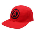 Red - Front - Avengers Changeable Logos Baseball Cap