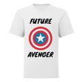 White - Front - Avengers Assemble Boys Future Avenger T-Shirt