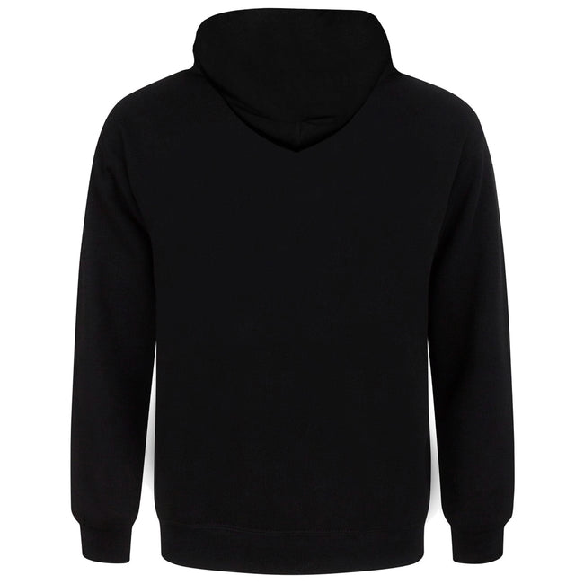 Black - Back - Deadpool Mens Splat Face Logo Hoodie