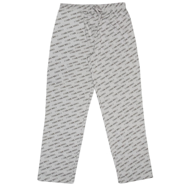 Black-Charcoal - Lifestyle - Jurassic World Mens Logo Pajama Set