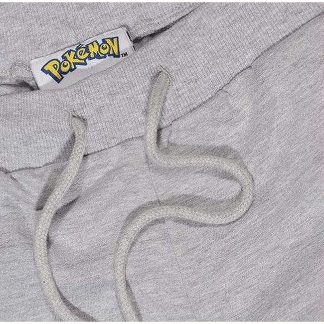 Heather Grey - Side - Pokemon Mens Pikachu Sweatpants