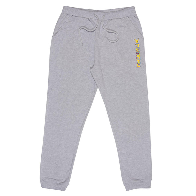 Heather Grey - Front - Pokemon Mens Pikachu Sweatpants