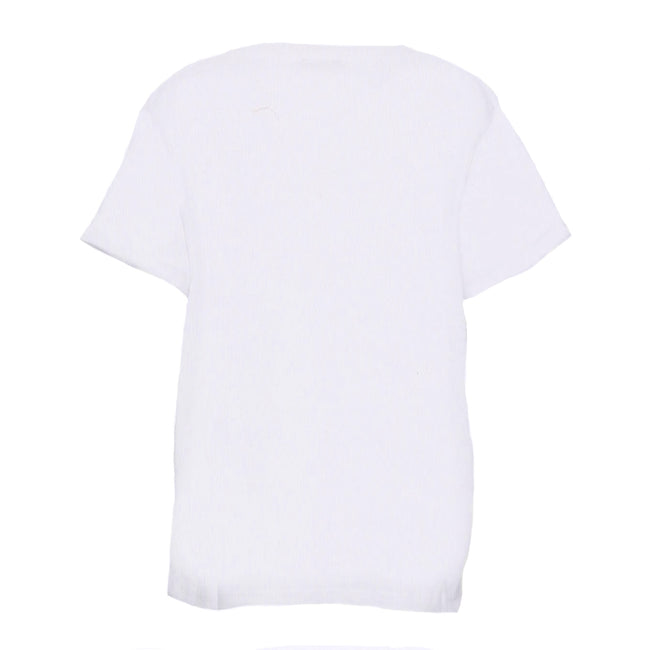 White - Back - Friends Girls Logo Crop Top