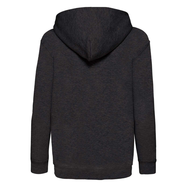 Charcoal-Pink - Back - Piggy Girls Faces Pullover Hoodie