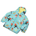 Blue-Multicolored - Back - Bing Girls Characters Puffer Jacket