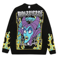 Black - Front - Maleficent Mens Knitted Sweater