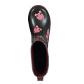 Burgundy-Black - Lifestyle - Piggy Girls Galoshes
