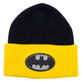 Black-Yellow - Front - Batman Boys Gresycale Logo Beanie