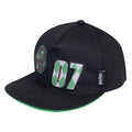 Black-Green-White - Front - Harry Potter Girls 07 Slytherin Snapback Cap