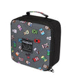 Gray-Multicolored - Back - Minecraft Boys Characters Lunch Box