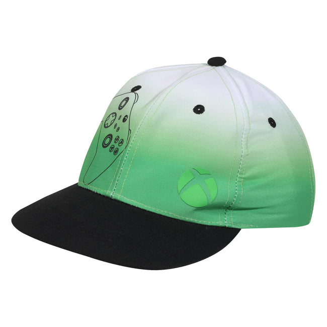 Green-Black-White - Front - Xbox Girls Controller Baseball Cap