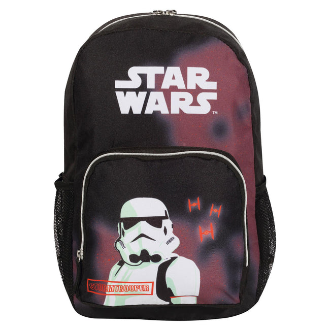 Black-White-Maroon - Front - Star Wars Girls Stormtrooper Knapsack