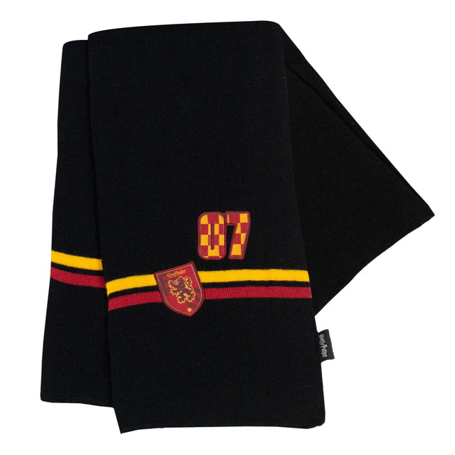 Black-Red-Yellow - Front - Harry Potter Girls 07 Gryffindor Scarf