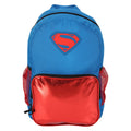 Red-Blue - Front - Superman Girls Logo Knapsack