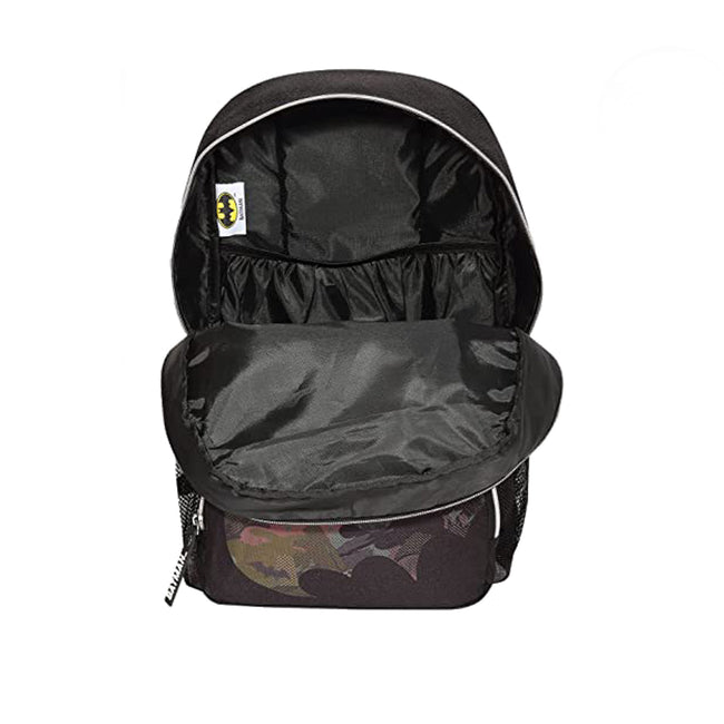 Green-Black - Side - Batman Girls Camo Knapsack