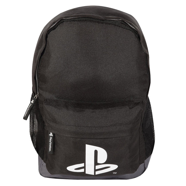 Black-White - Front - Playstation Girls Logo Knapsack