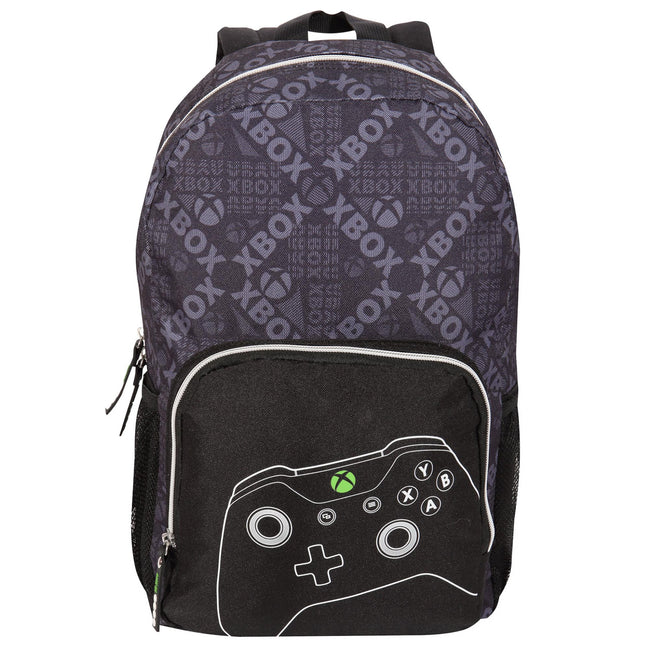 Gray-Black-White - Front - Xbox Girls Controller Knapsack