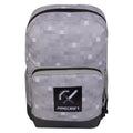 Black-Heather Grey - Front - Minecraft Childrens-Kids Button Knapsack