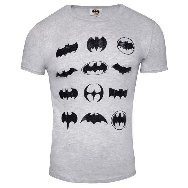 Heather Gray - Front - DC Comics Mens Evolution Batman Distressed T-Shirt