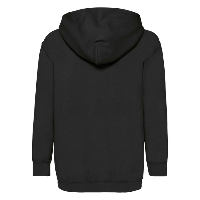 Black - Back - Harry Potter Boys Hufflepuff Shield Hoodie