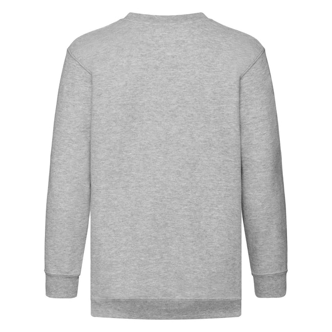 Heather Grey - Back - Minecraft Boys Mini Characters Sweatshirt