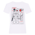 White - Front - Piggy Girls Tech Specs Robby T-Shirt