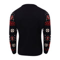 Navy-Red-White - Back - Marvel Mens Icons Knitted Christmas Sweater
