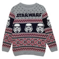 Multicolored - Side - Star Wars Boys Stormtrooper Knitted Christmas Sweater