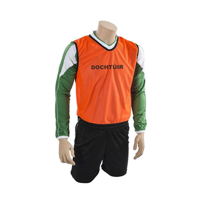 Fluorescent Orange - Front - Precision Unisex Adult Dochtir Training Bib