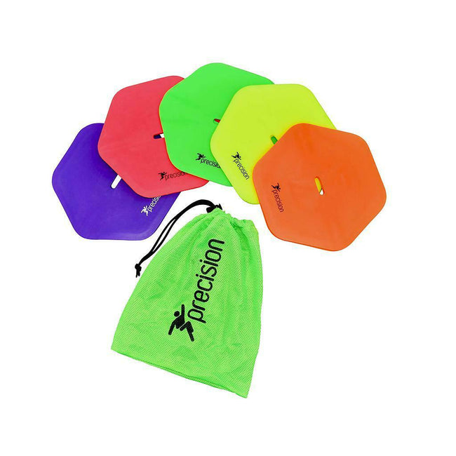 Multicolored - Front - Precision Pro HX Training Flat Markers (Pack of 10)