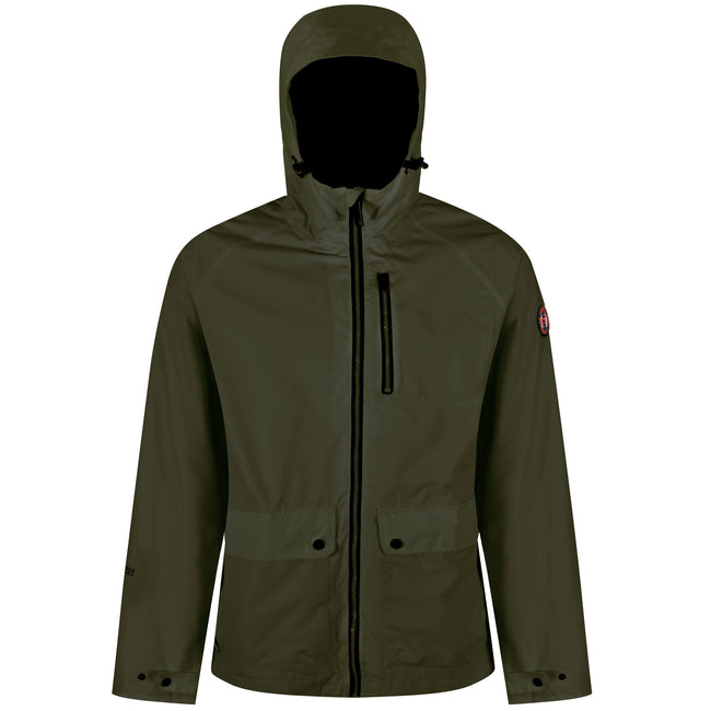Ivy Green - Front - Regatta Mens Hamlen Hooded Jacket