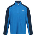 Imperial Blue-Moonlight Denim - Front - Regatta Mens Elson Half Zip Fleece Top