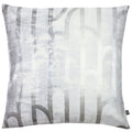 Platinum-Silver - Front - Ashley Wilde Meyer Throw Pillow Cover
