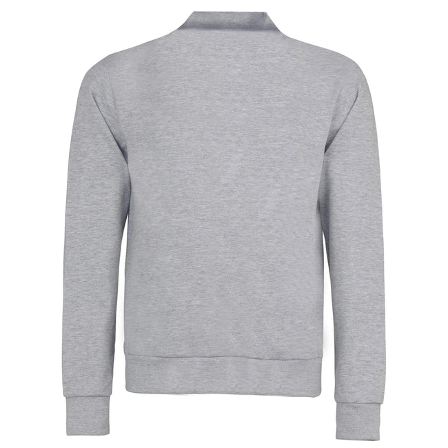 Heather Grey-Jet Black - Back - AWDis Mens Undergrad Full Zip Jacket