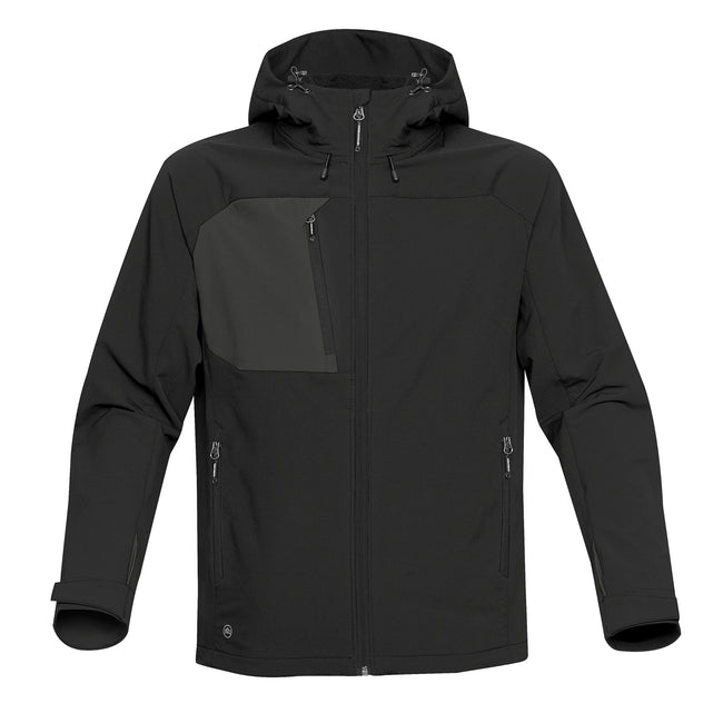 Black-Black - Front - Stormtech Mens Sidewinder Shell Jacket