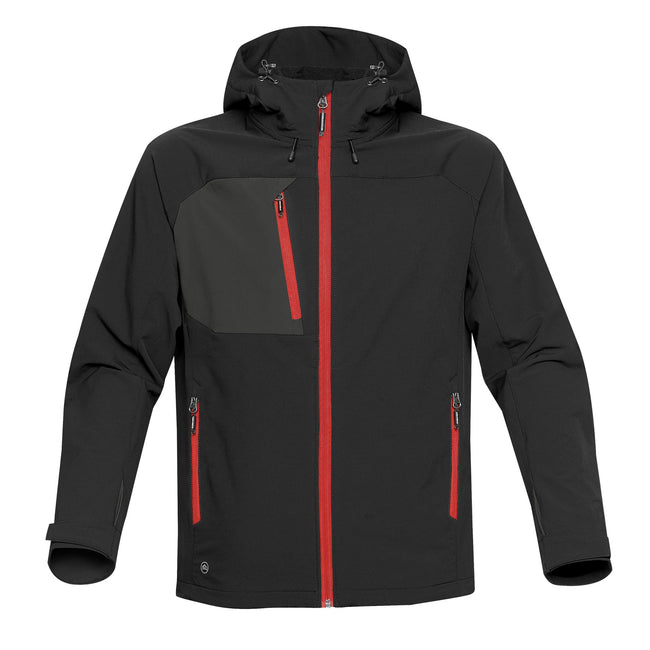 Black-Red - Front - Stormtech Mens Sidewinder Shell Jacket