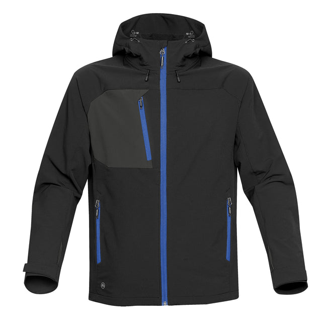 Black-Azure - Front - Stormtech Mens Sidewinder Shell Jacket