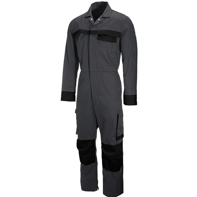 Gray-Black - Front - Alexandra Mens Tungsten Work Coverall