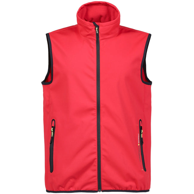 True Red - Front - Musto Mens Crew Softshell Vest