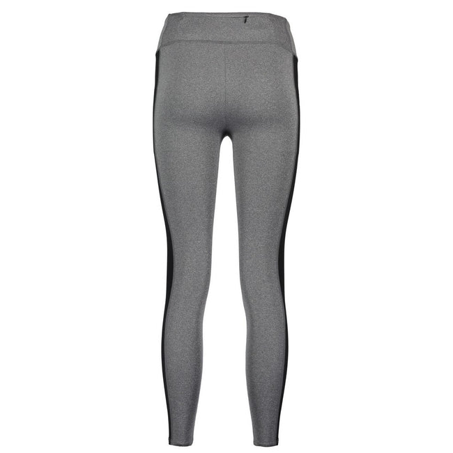 Gray Melange-Black - Back - Gamegear Womens Contrast Full Length Legging