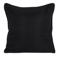 Black-White - Back - Something Different Pentagram Pattern Square Cushion