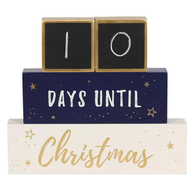 White-Blue-Gold - Front - Something Different Christmas Stacking Blocks
