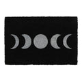 Black-White - Front - Something Different Moon Phases Door Mat