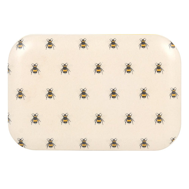 Cream-Yellow - Lifestyle - Something Different Bamboo Bee Lunch Box