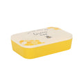 Yellow-Cream - Front - Something Different Bamboo Queen Bee Lunch Box